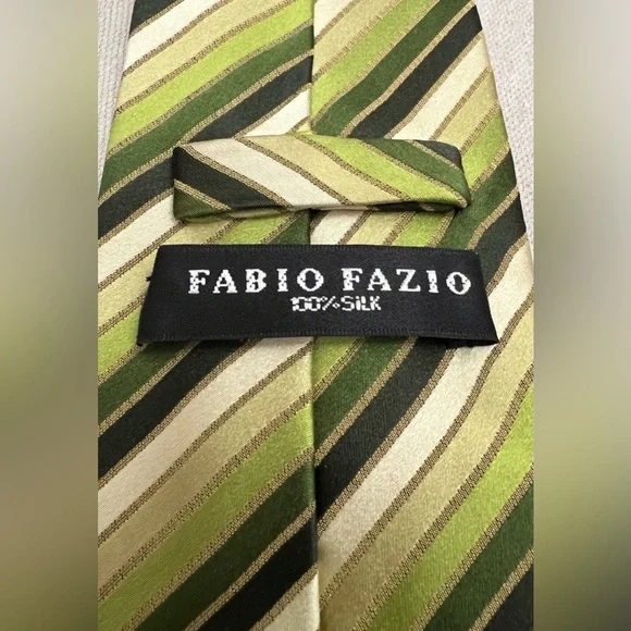 Fabio Fazio - Silk, Vintage men’s tie - Flawless and handsome! - Picture 2 of 3